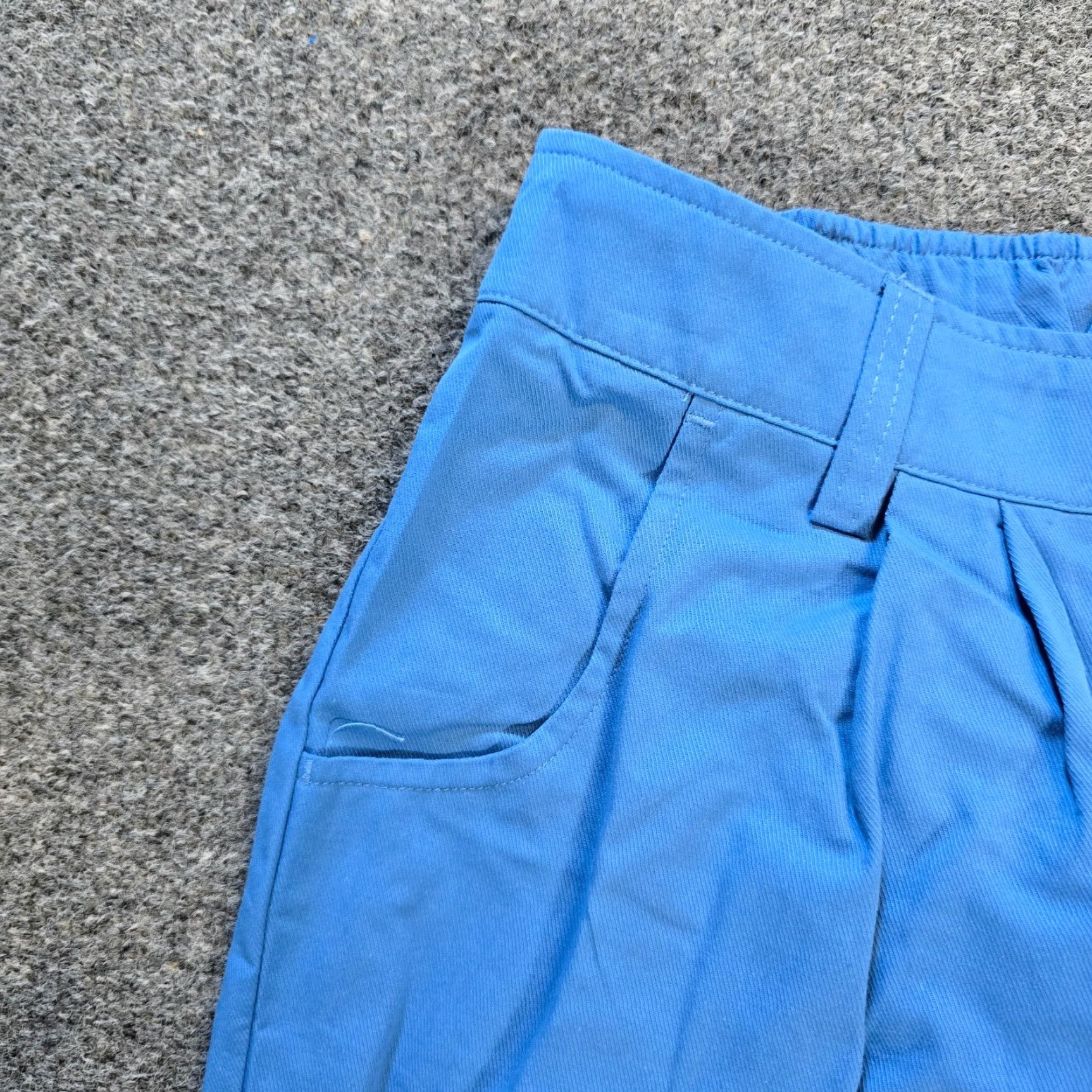 Vintage Halara Pants Womens XL Blue Mid Rise Casual Cotton Joggers Pockets Cropped Size 40" / US 18 - 4 Thumbnail