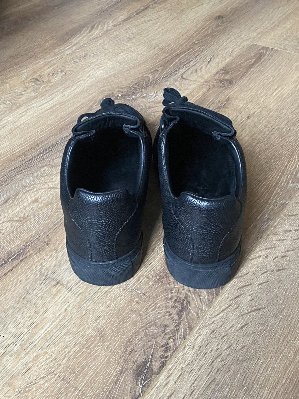 Balenciaga Balenciaga Arena Low Black Pebbled Leather – Size 42 (US9.5) Size US 9.5 / EU 42-43 - 6 Thumbnail