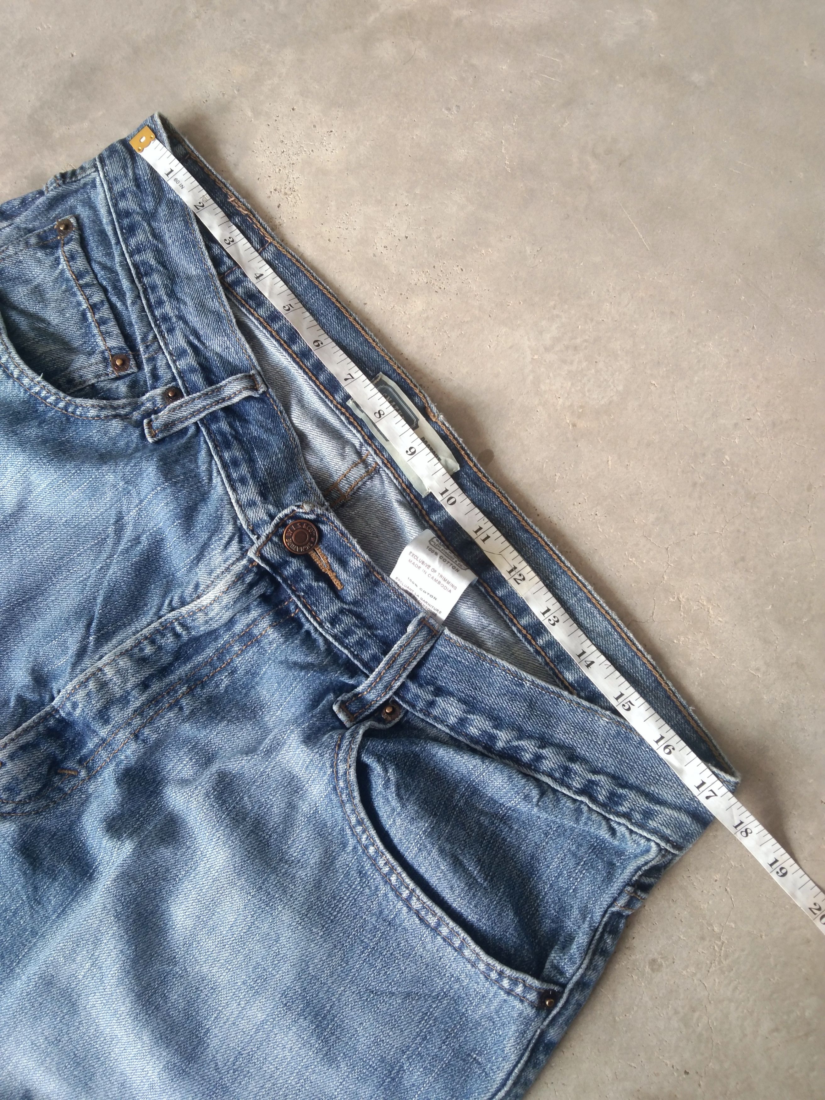 Levi's Vintage Levi's Signature Boot Cut Distressed Jeans 34x33 Size US 34 / EU 50 - 5 Thumbnail