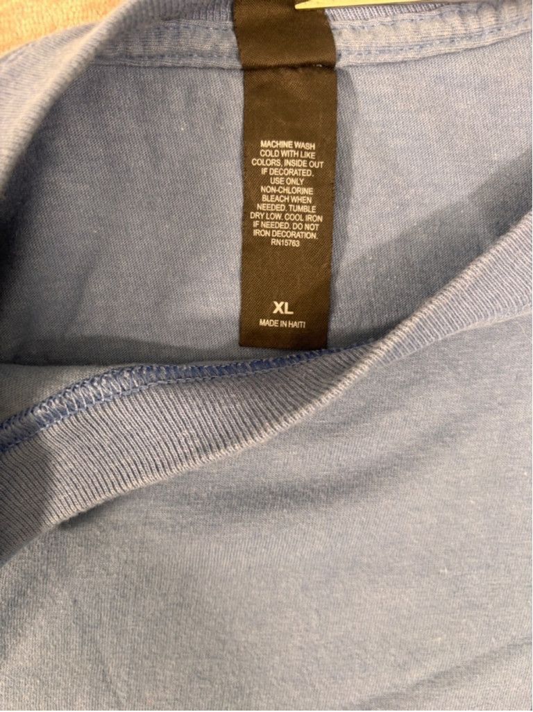 Hanes Men's Hanes T-shirt XL Blue Societe Brewing Company Size US XL / EU 56 / 4 - 9 Thumbnail