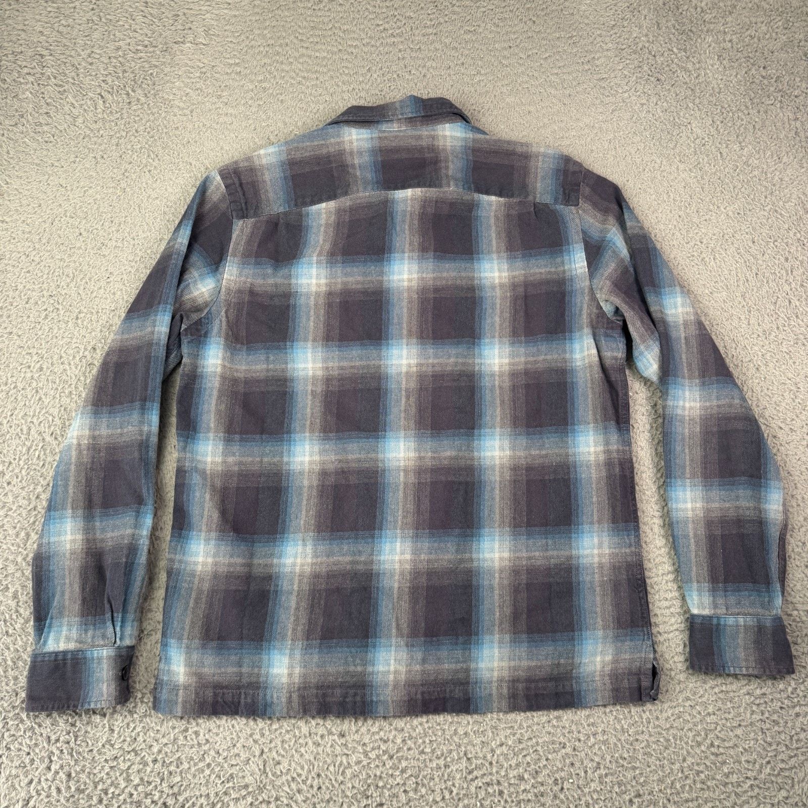 RRL Ralph Lauren RRL Ralph Lauren Shirt M Purple Shadow Plaid Loop Collar Size US M / EU 48-50 / 2 - 5 Thumbnail
