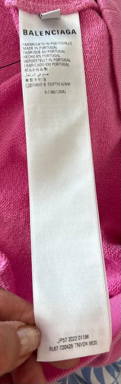 Balenciaga Balenciaga Pink Polo Hoodie Size US XXL / EU 58 / 5 - 7 Thumbnail