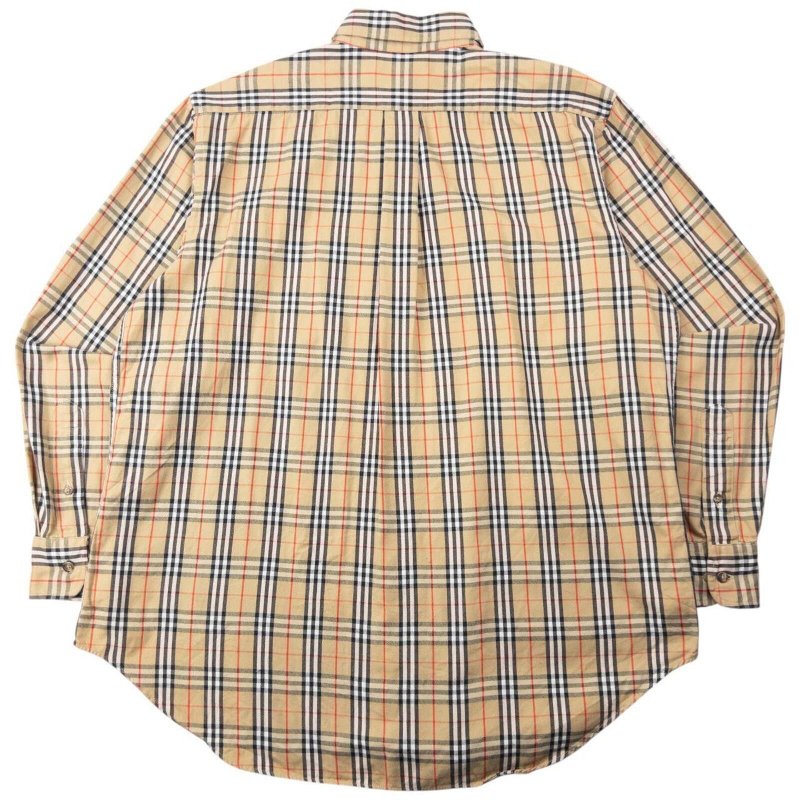 Burberry Vintage Burberry Nova Check Long Sleeve Button Up Shirt XL Size US XL / EU 56 / 4 - 2 Thumbnail