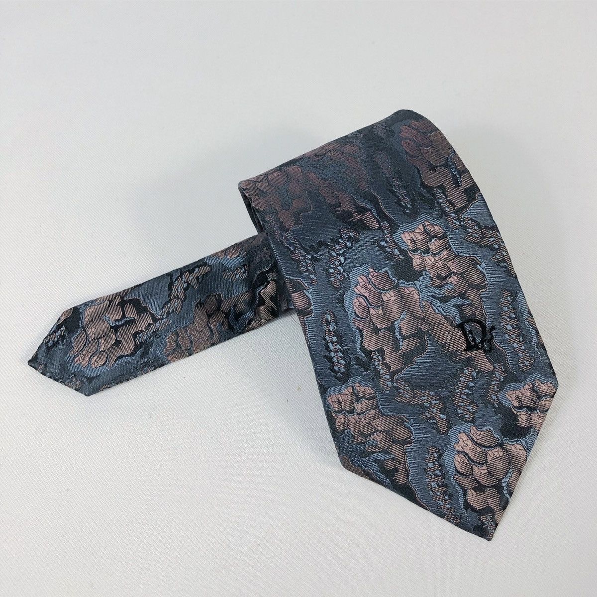 Christian Dior Monsieur Rare Vintage Christian Dior Monsieur Silk Tie Size ONE SIZE - 10 Thumbnail