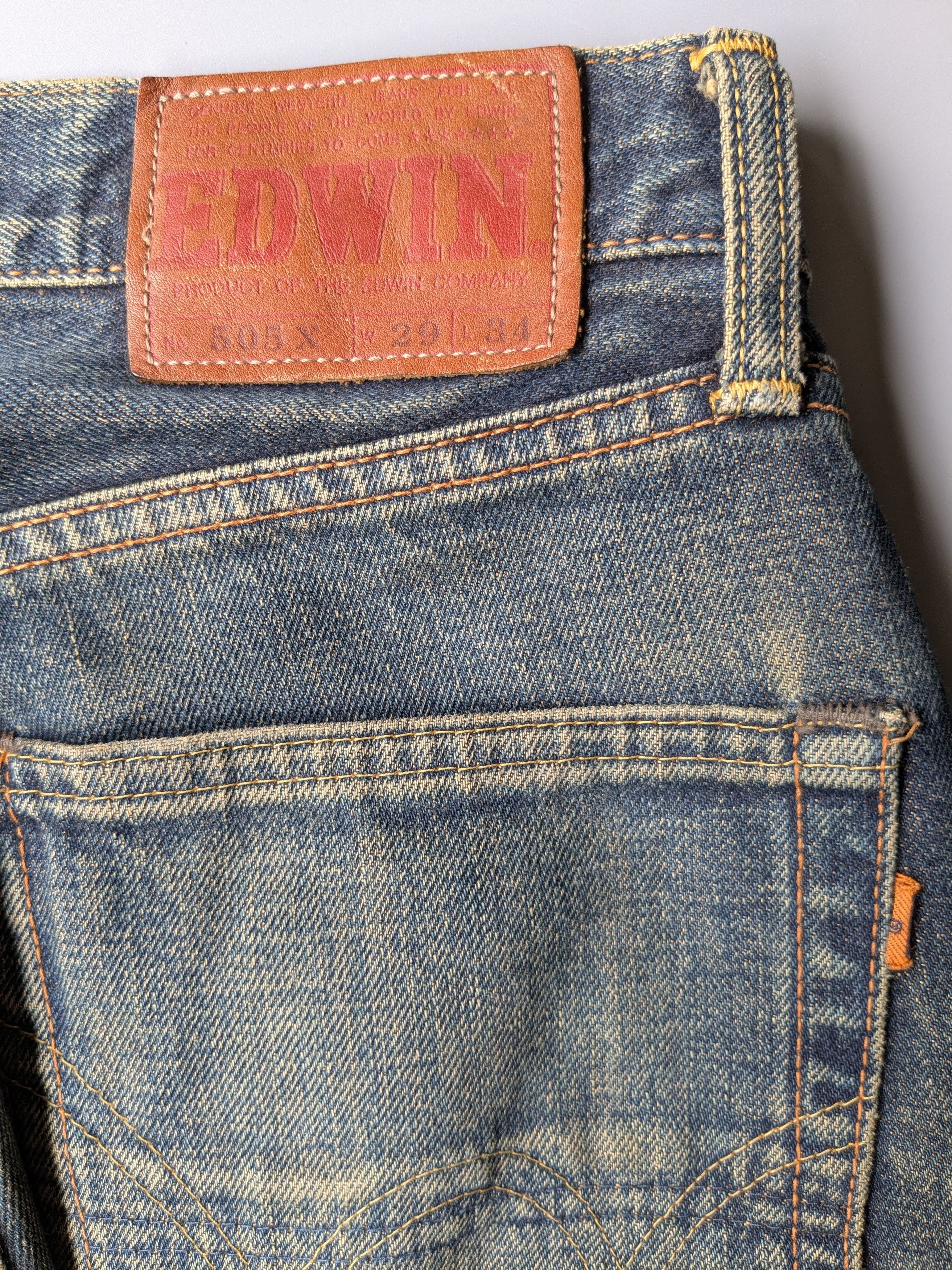 Edwin Edwin 505x mudwash selvedge jeans Size US 30 / EU 46 - 8 Thumbnail