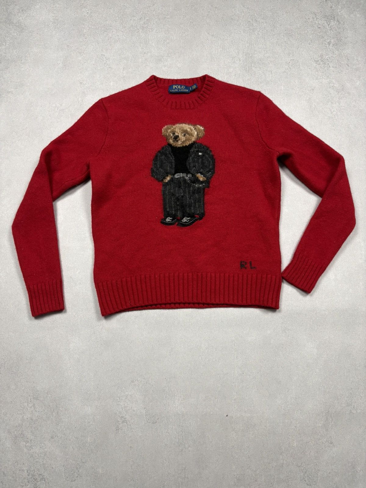 Polo Ralph Lauren Vintage Polo Ralph Lauren Bear Sweater Cashmere Wool S Size S / US 4 / IT 40 - 1 Thumbnail