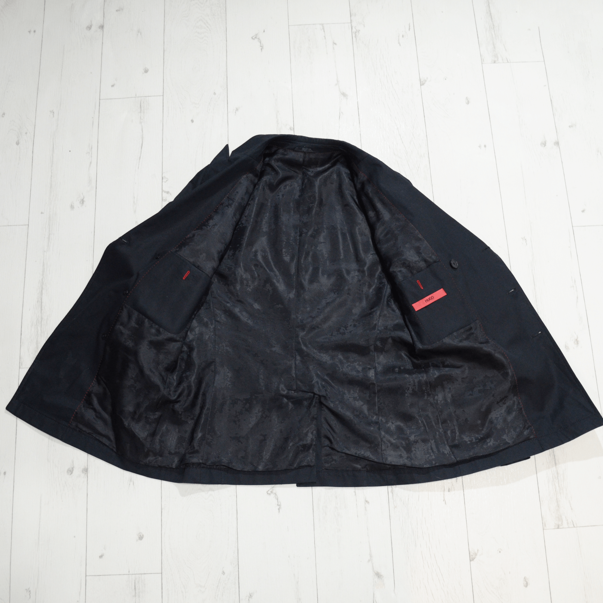 Hugo Boss × Vintage Vintage Hugo Boss Double Breasted Cashmere Blazer Jacket Size 36R - 8 Thumbnail