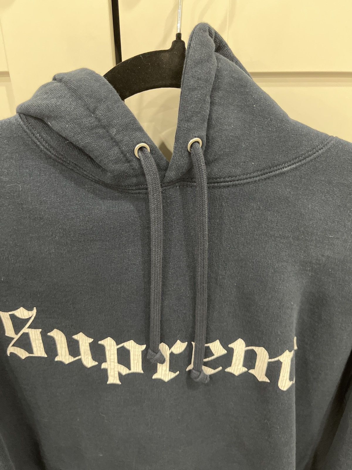 Supreme Supreme Navy Hoodie Size US M / EU 48-50 / 2 - 4 Thumbnail