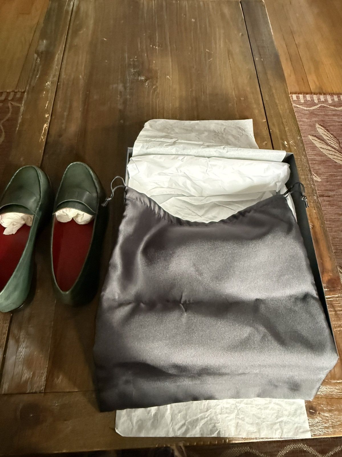 Enfants Riches Deprimes ERD Penny Loafer sz11 “cow glazed dark green” Size US 11 / EU 44 - 15 Thumbnail
