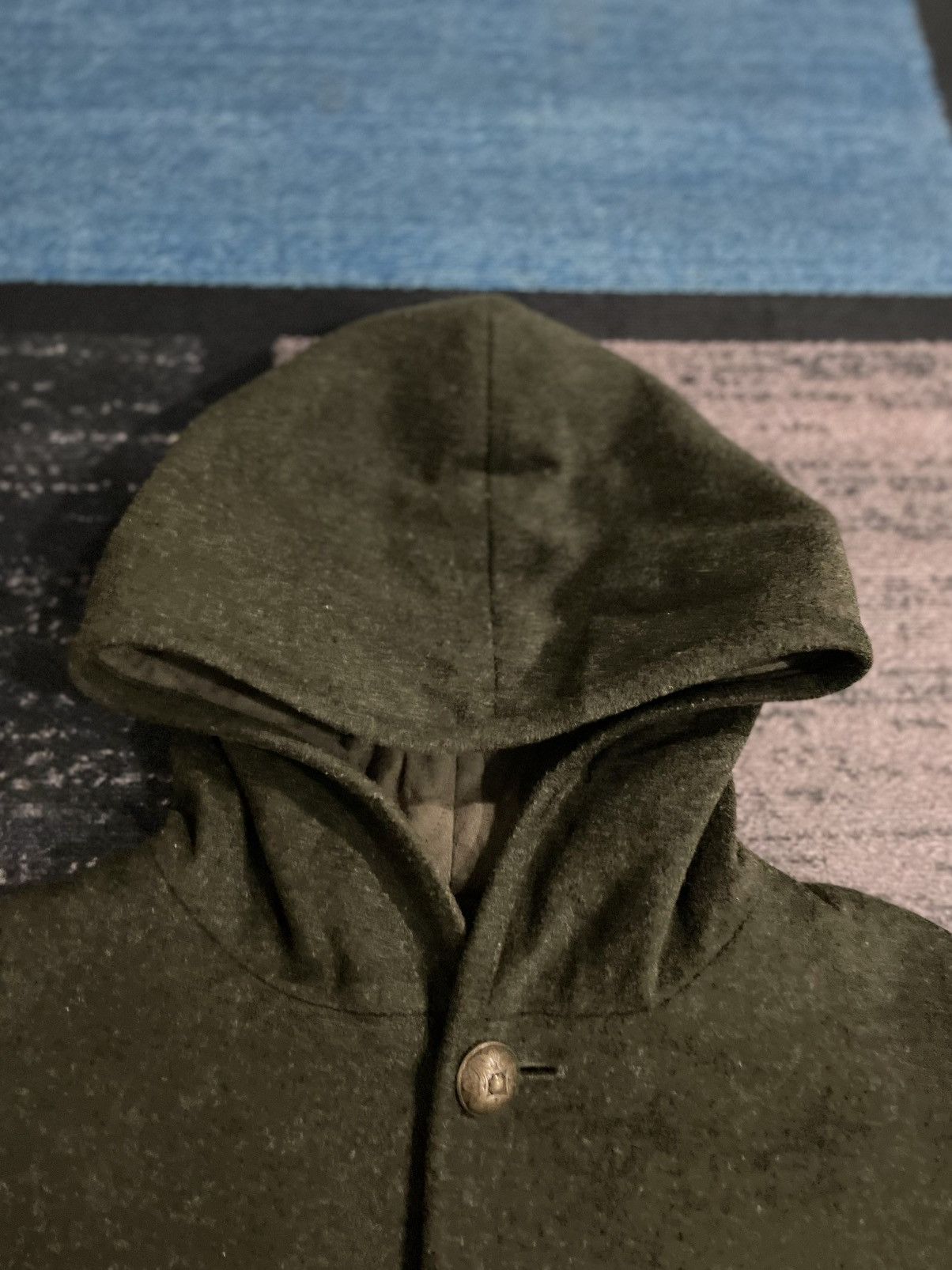 A.P.C. Vintage A.P.C Button Hoodie Wool Poncho Size XS / US 0-2 / IT 36-38 - 8 Thumbnail