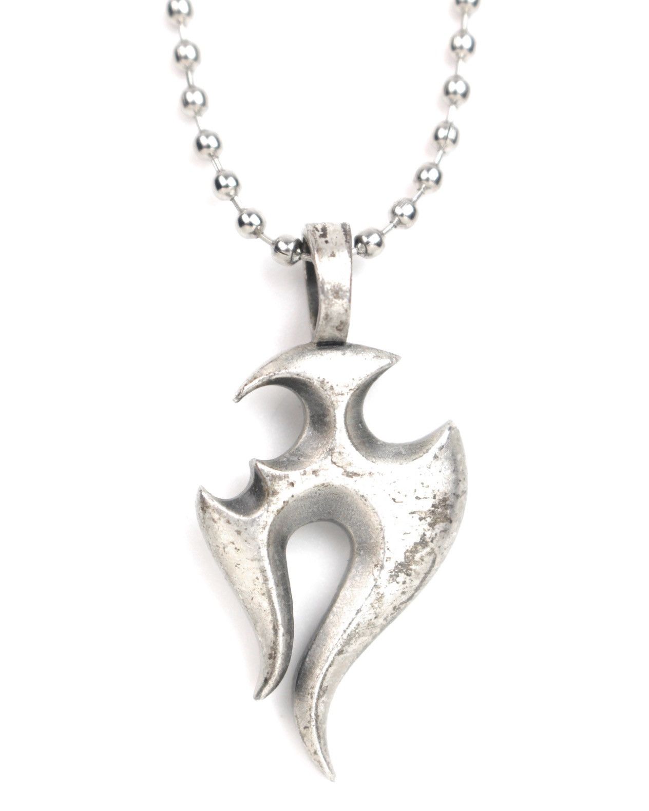 Hysteric Glamour 2000S BICO AUSTRALIA SILVER-TONE PEWTER FLAME NECKLACE Size ONE SIZE - 1 Thumbnail