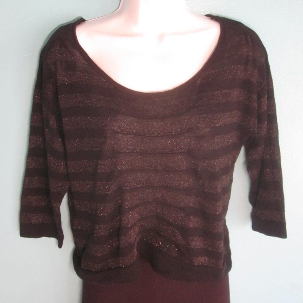Other Missa Cotton Sweater Black Tonal Stripe Size S Size S / US 4 / IT 40 - 1 Thumbnail