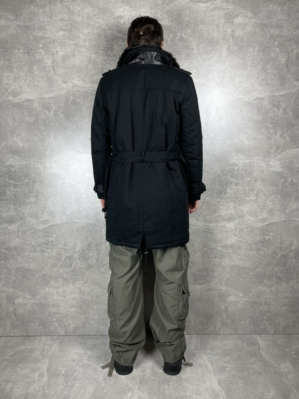 The Kooples The Kooples Fur Belted Opium Avant Garde Leather Zip Jacket Size US S / EU 44-46 / 1 - 9 Thumbnail