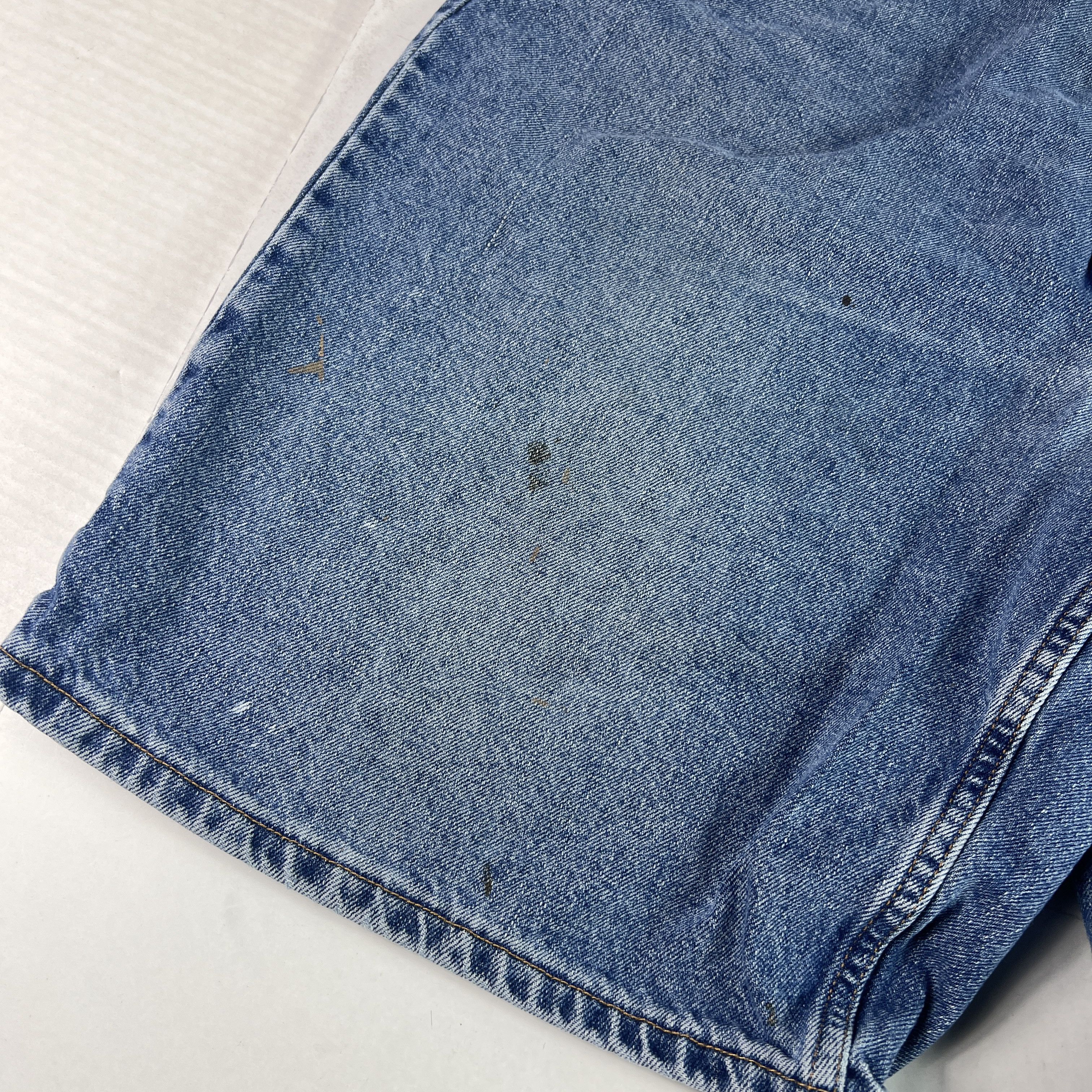 Levi's Y2K Levi's Jean Shorts 560 Loose Faded Thrashed Denim Jorts Size US 36 / EU 52 - 2 Thumbnail