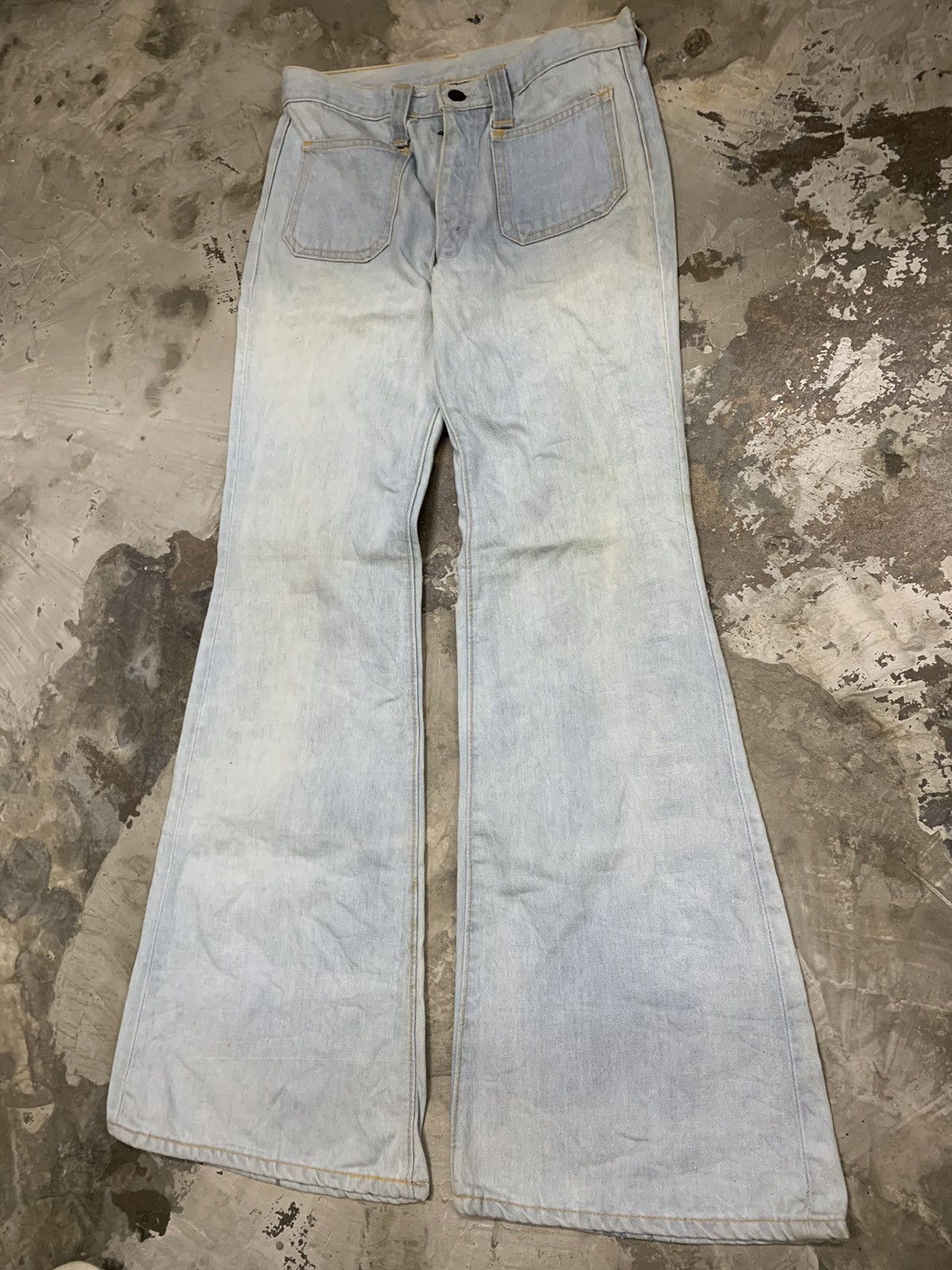 Wrangler 90s WRANGLER FLARE PANT RARE Size 29" - 5 Thumbnail