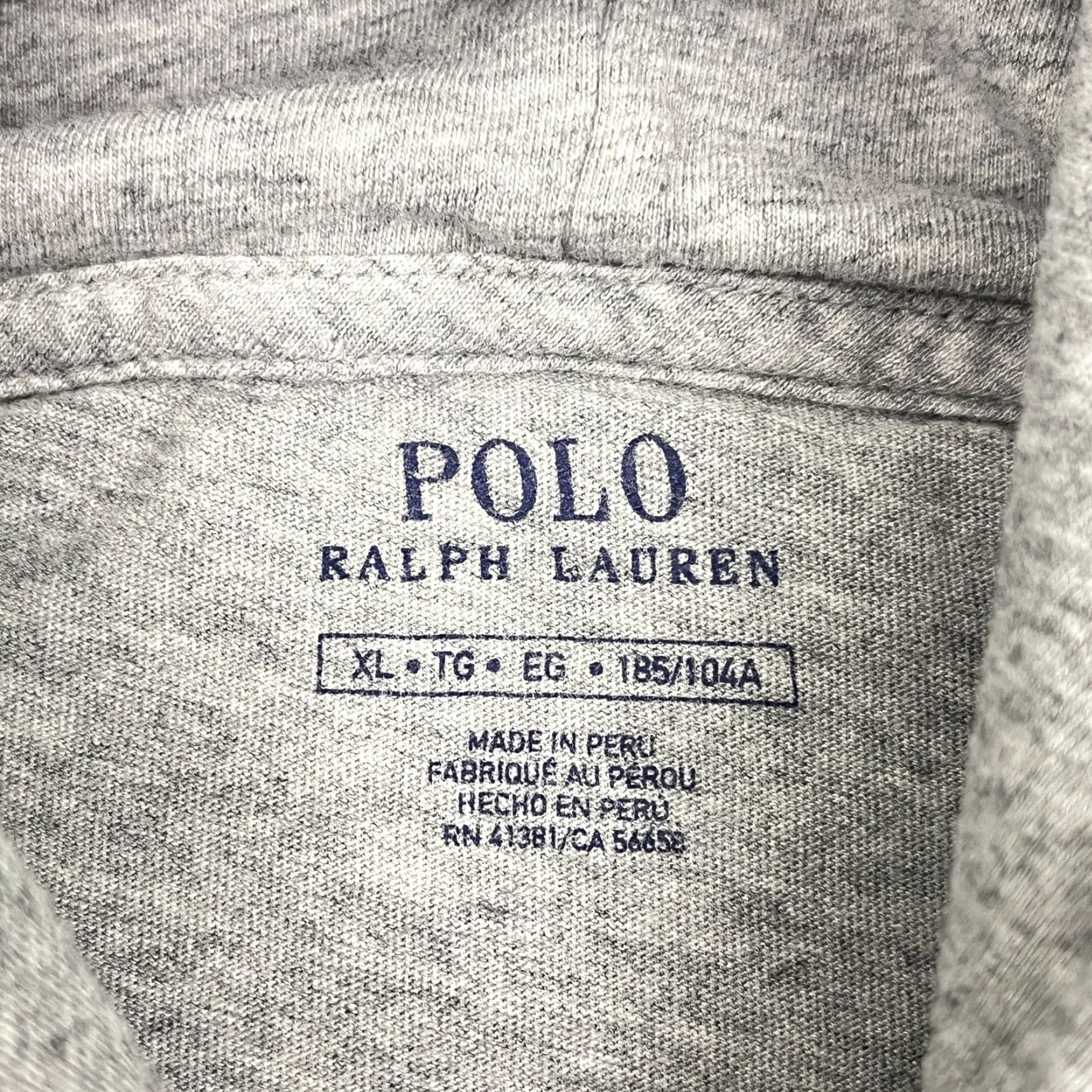 Polo Ralph Lauren Polo Ralph Lauren Hoodie Men XL Gray Lightweight Pullover Spell Out Graphic Prep Size US XL / EU 56 / 4 - 3 Thumbnail