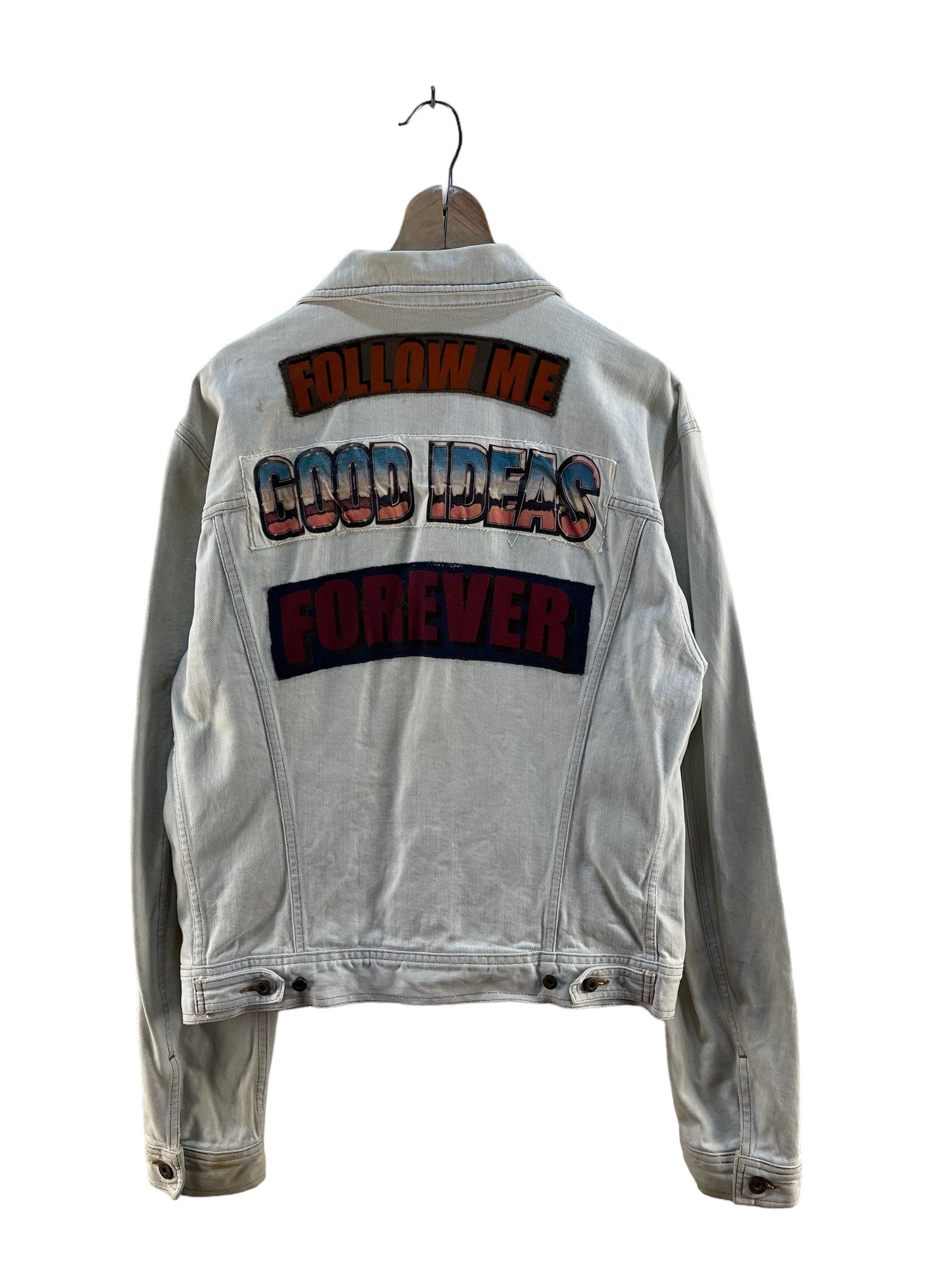 Dolce & Gabbana Follow Me Good Ideas Forever by Dolce & Gabbana Denim Jacket Size US S / EU 44-46 / 1 - 1 Thumbnail