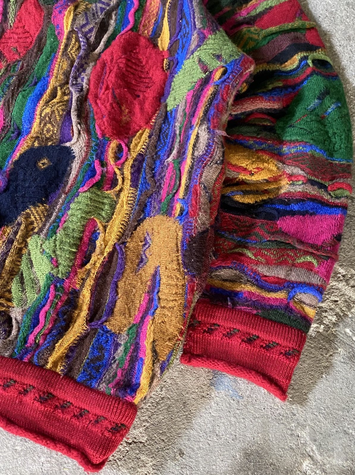 Coogi Coogi - 3D Wool Sweater Size US S / EU 44-46 / 1 - 5 Thumbnail