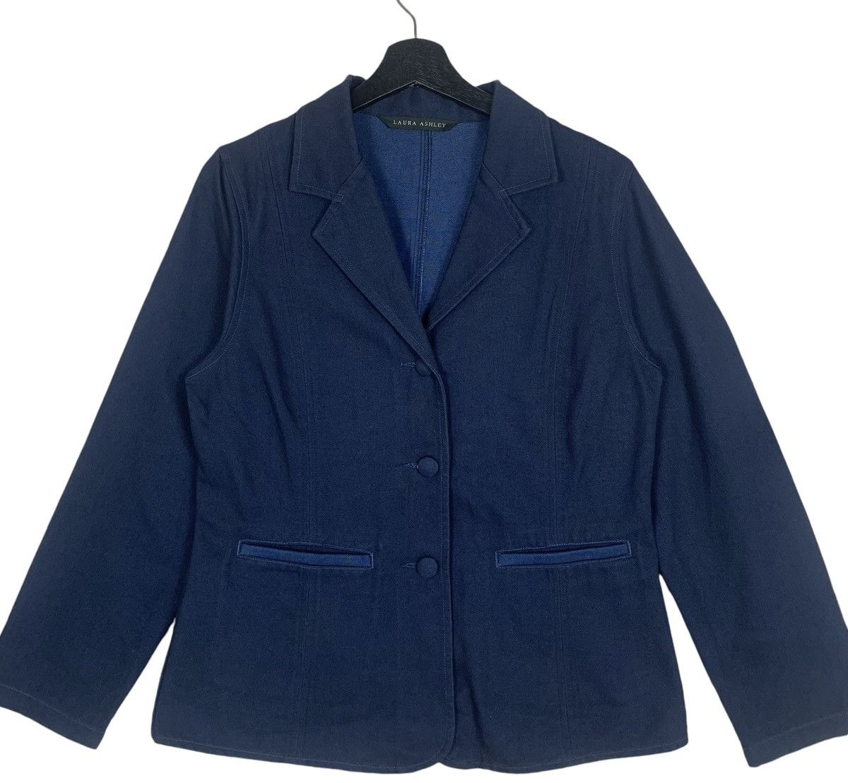 Designer Vintage Laura Ashley Fashion Designer Coat Blazer Size S / US 4 / IT 40 - 2 Thumbnail