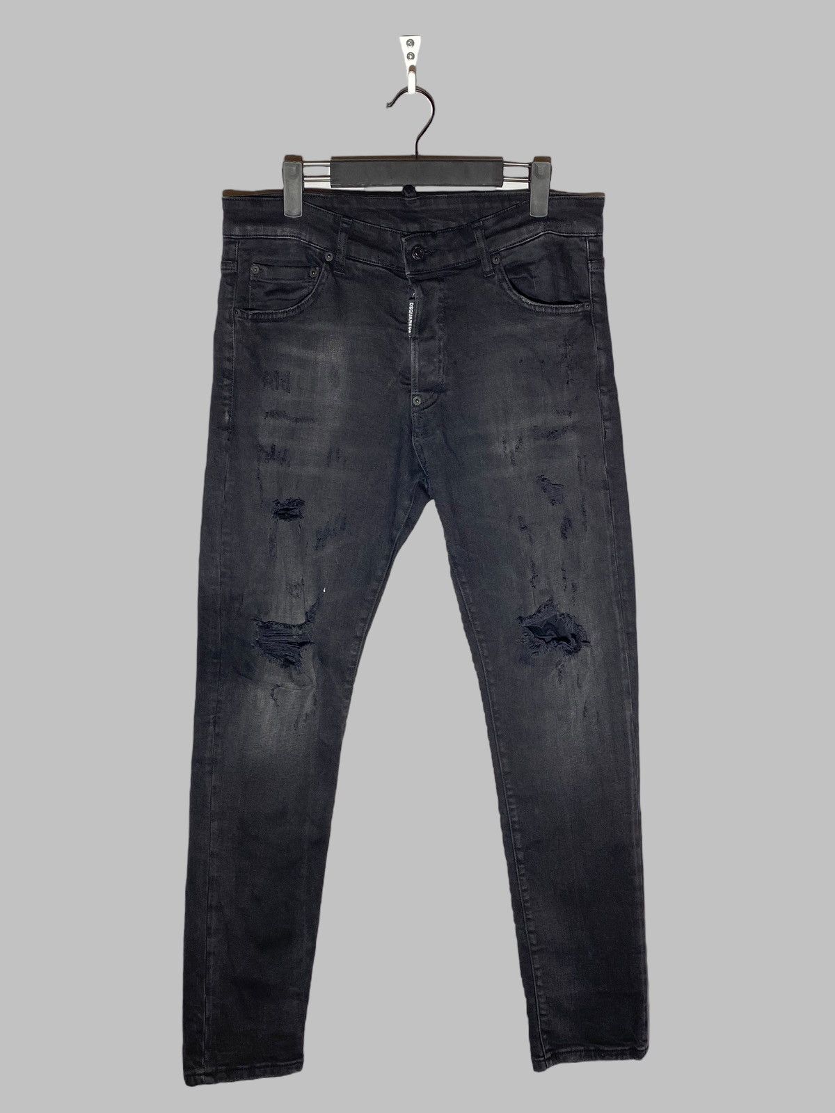 Dsquared2 Dsquared2 Washed Denim Jeans Y2K Distressed Style Size US 34 / EU 50 - 1 Thumbnail