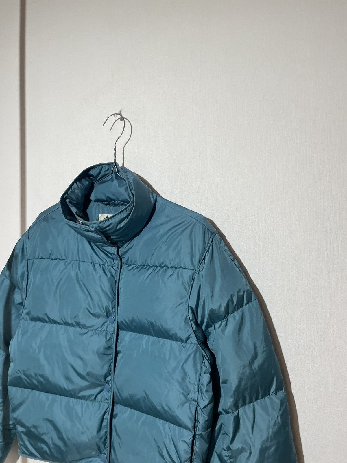Acne Studios Acne Studios Oliviera Tech Nylon Down Coat In Blue Size S / US 4 / IT 40 - 3 Thumbnail