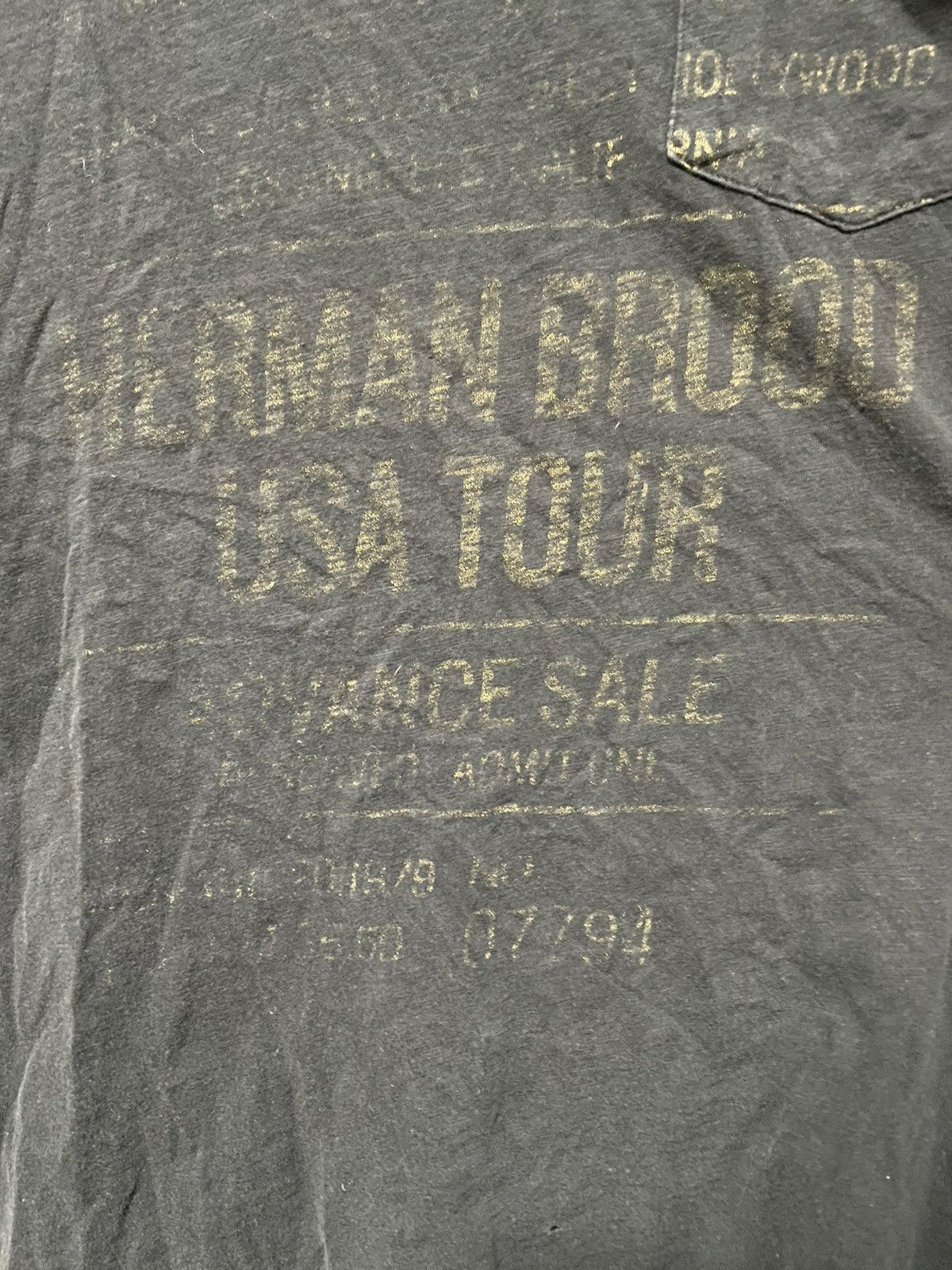 Band Tees × Vintage Herman Brood 1979 USA Tour Vintage T-Shirt Size US S / EU 44-46 / 1 - 9 Thumbnail