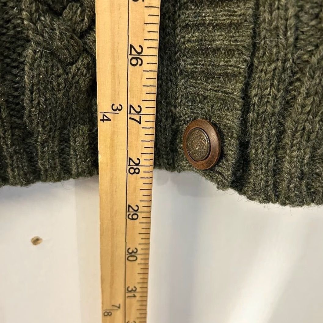 Vintage VINTAGE Susan Bristol Cardigan Green Shetland Wool Button Up Women S Small Regular Knit Sweater Womens Size S / US 4 / IT 40 - 4 Thumbnail