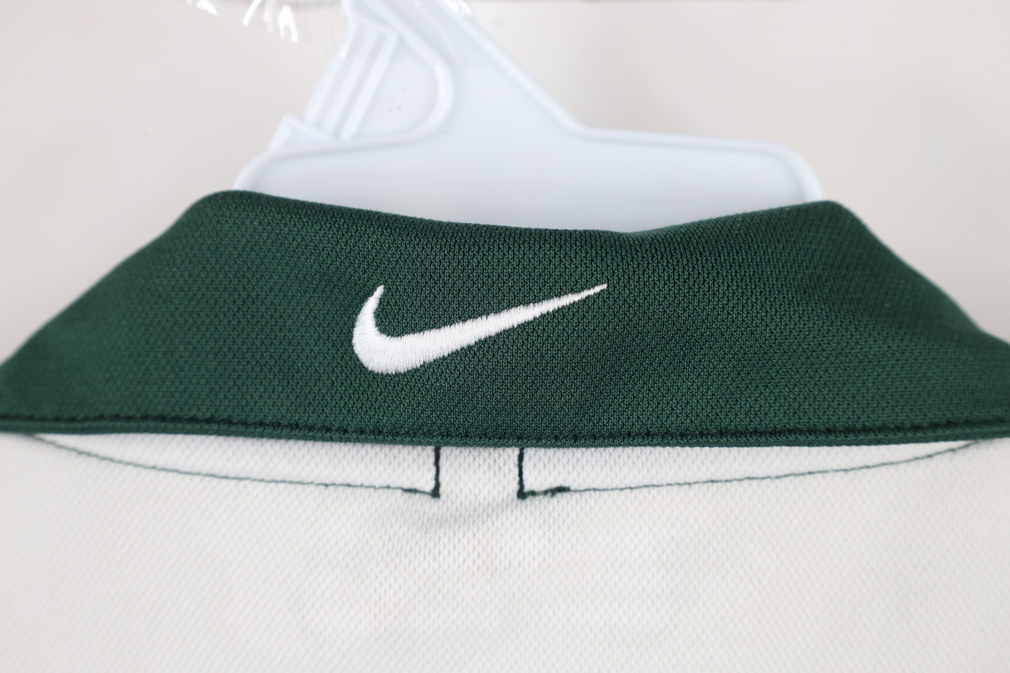 Nike × Vintage Vintage Nike Golf Mini Swoosh Collared Polo Shirt Green Size US M / EU 48-50 / 2 - 8 Thumbnail
