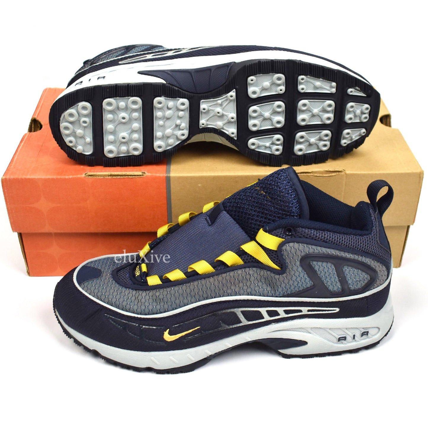 Nike DS 1999 Nike Air Famished Mid ACG Denim Blue Dijon Size US 8.5 / EU 41-42 - 1 Thumbnail
