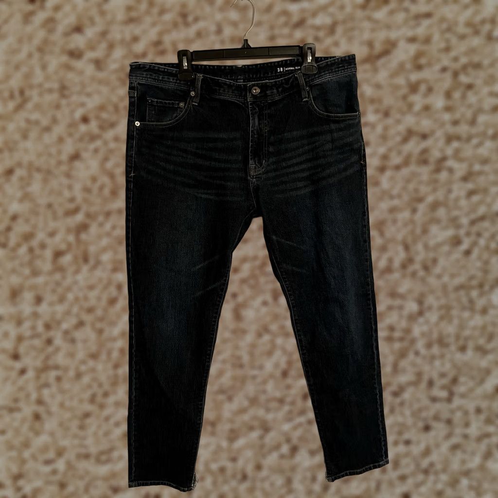 J Brand The Normal Brand Normal Slim Medium Wash Stretch Denim Jeans Men's 38x34 Size US 38 / EU 54 - 1 Thumbnail