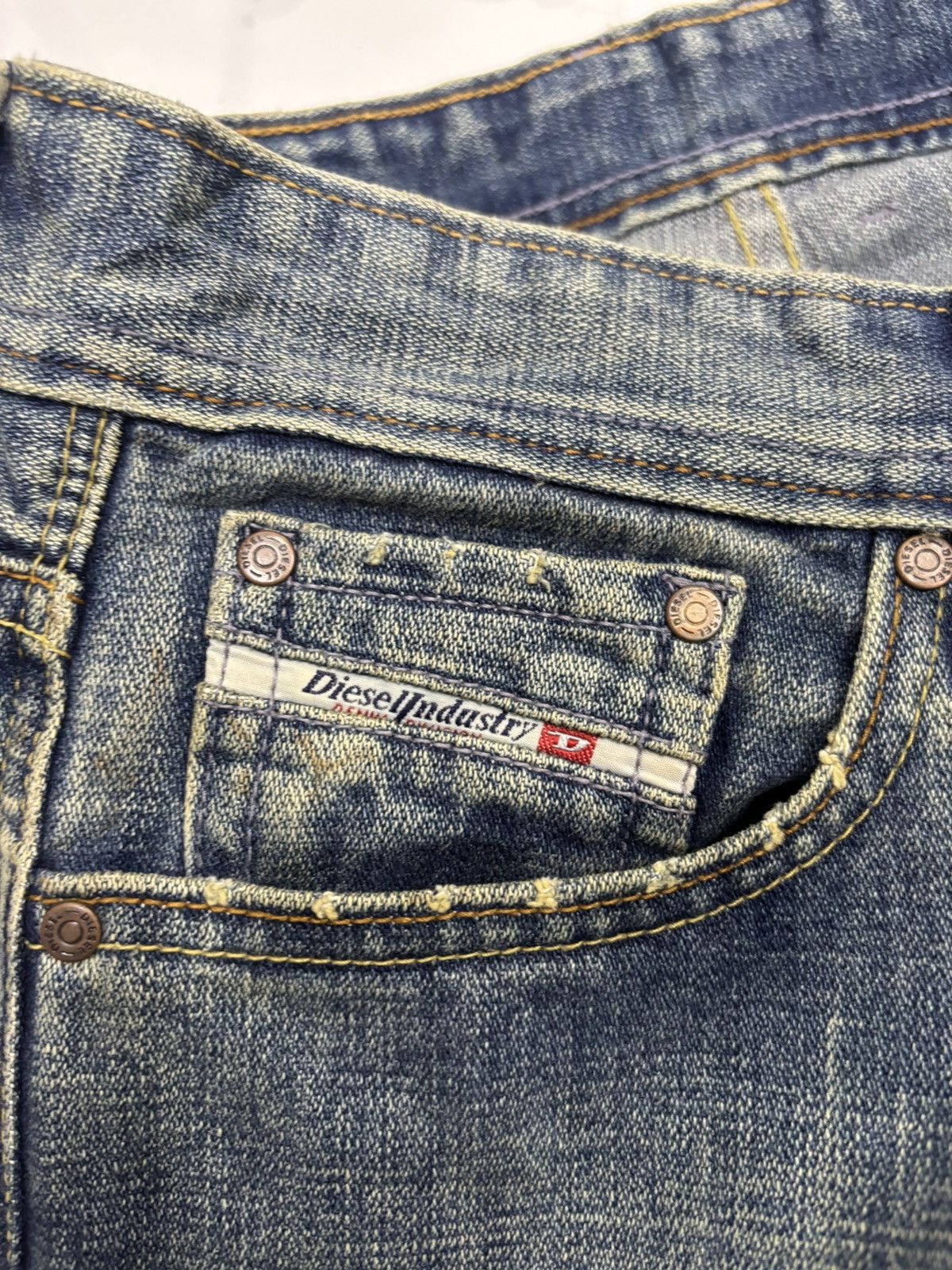Kapital DIESEL RUSTY BAGGY JEANS DISTRESSED DENIM Size US 32 / EU 48 - 9 Thumbnail