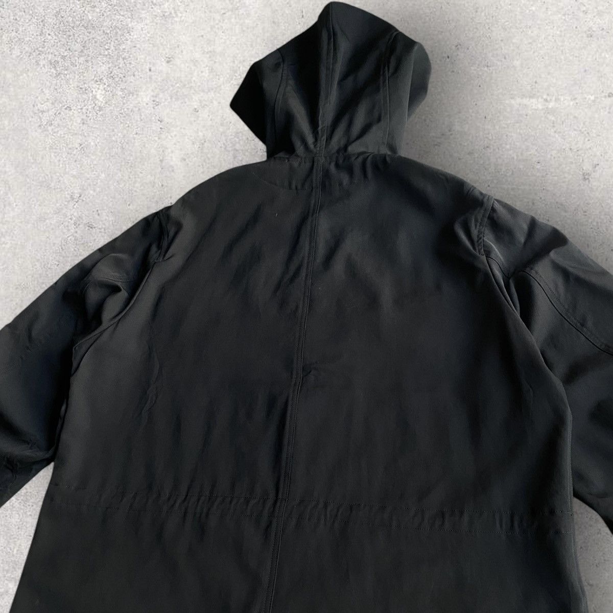 Yohji Yamamoto Vintage 90’s Wool Gabardine Hood Jacket Size US M / EU 48-50 / 2 - 7 Thumbnail