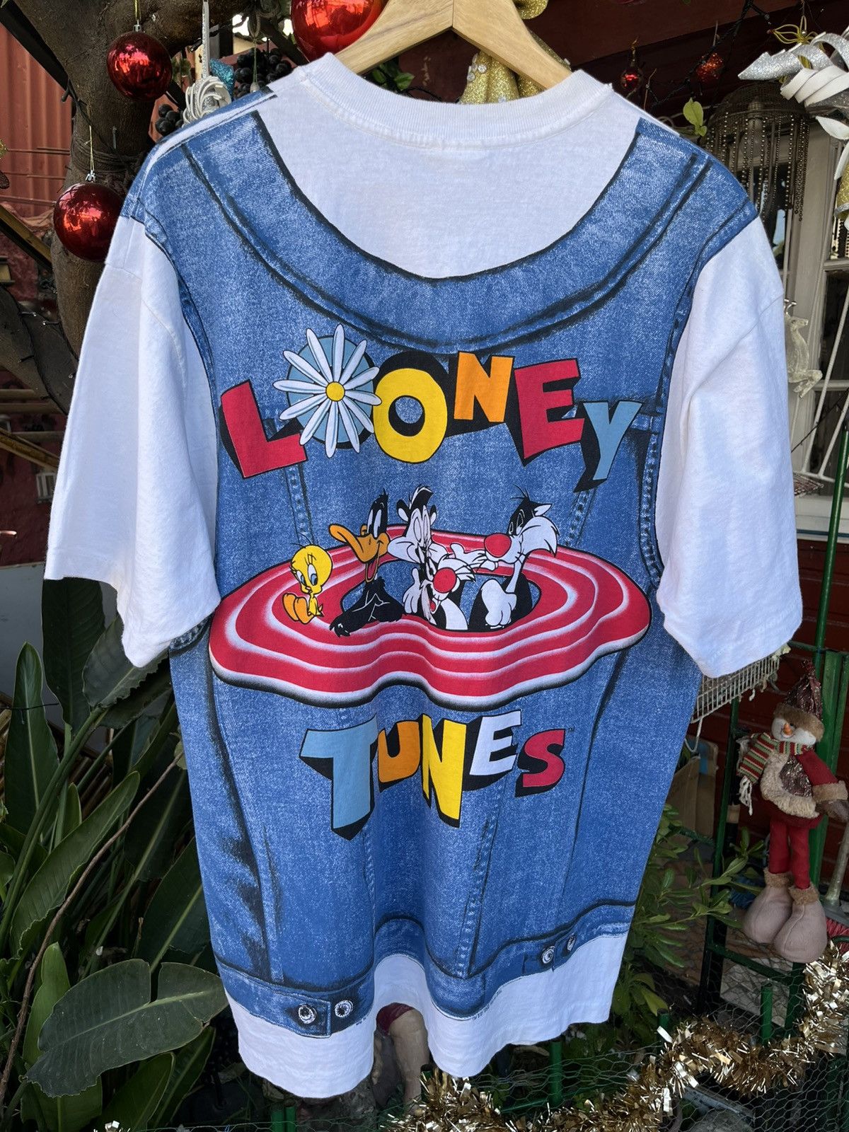 Vintage Rare Vintage 1996 Looney Tunes Tweety Bird AOP Size US XL / EU 56 / 4 - 1 Thumbnail