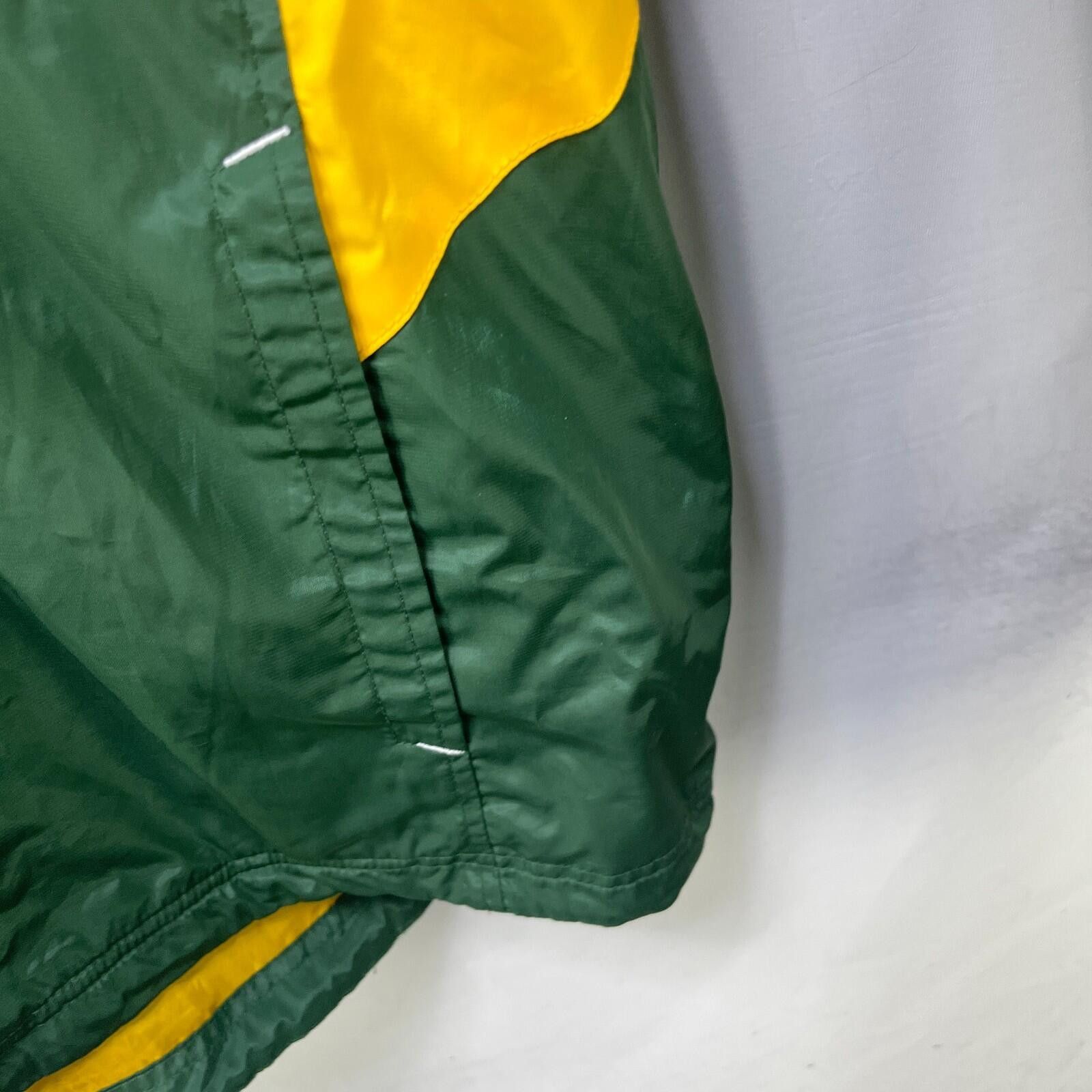 Reebok Vintage 90s Green Bay Packers Windbreaker Jacket Large Size ONE SIZE - 7 Thumbnail