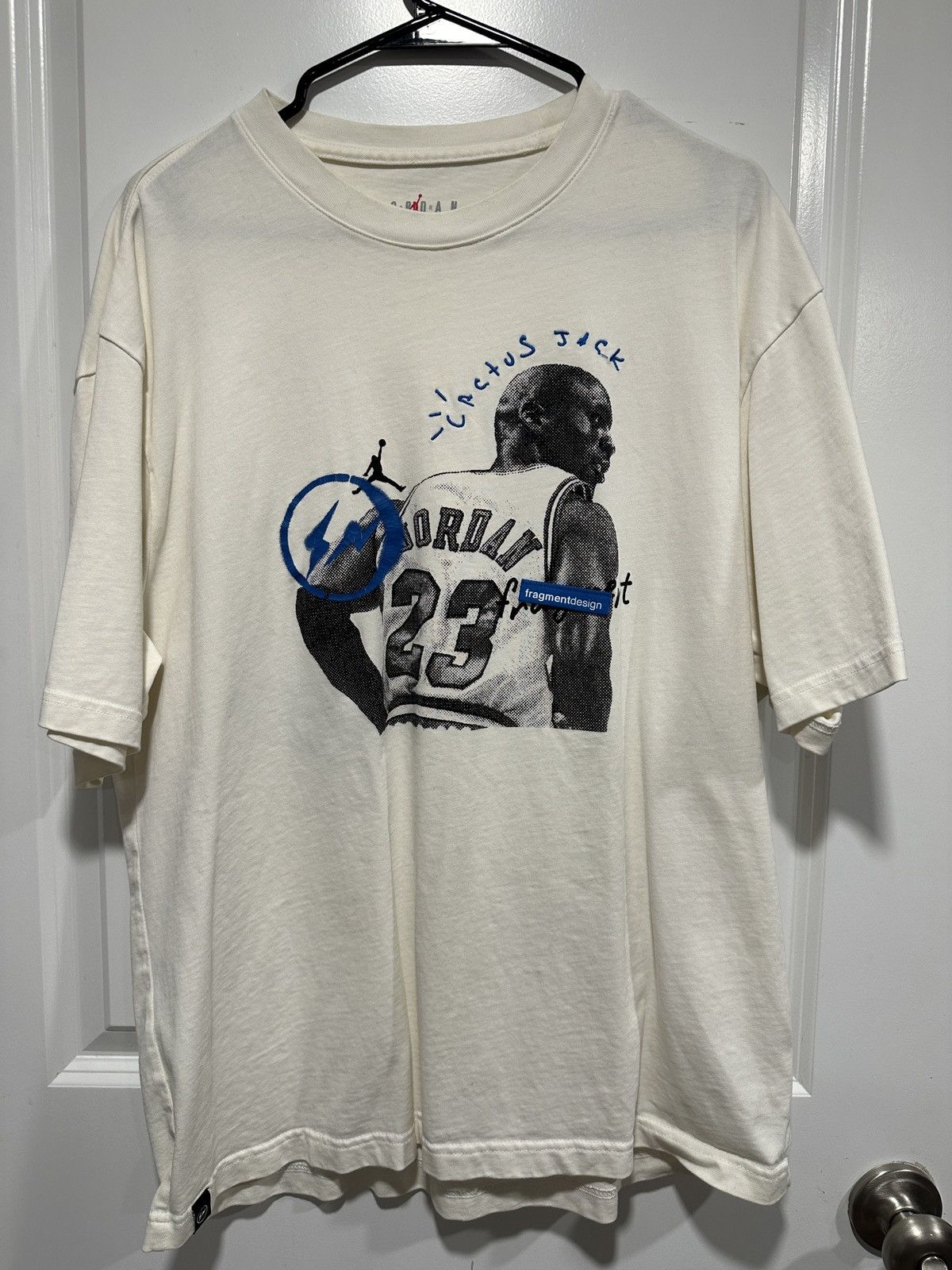 Travis Scott Jordan Fragment T Shirt | Grailed