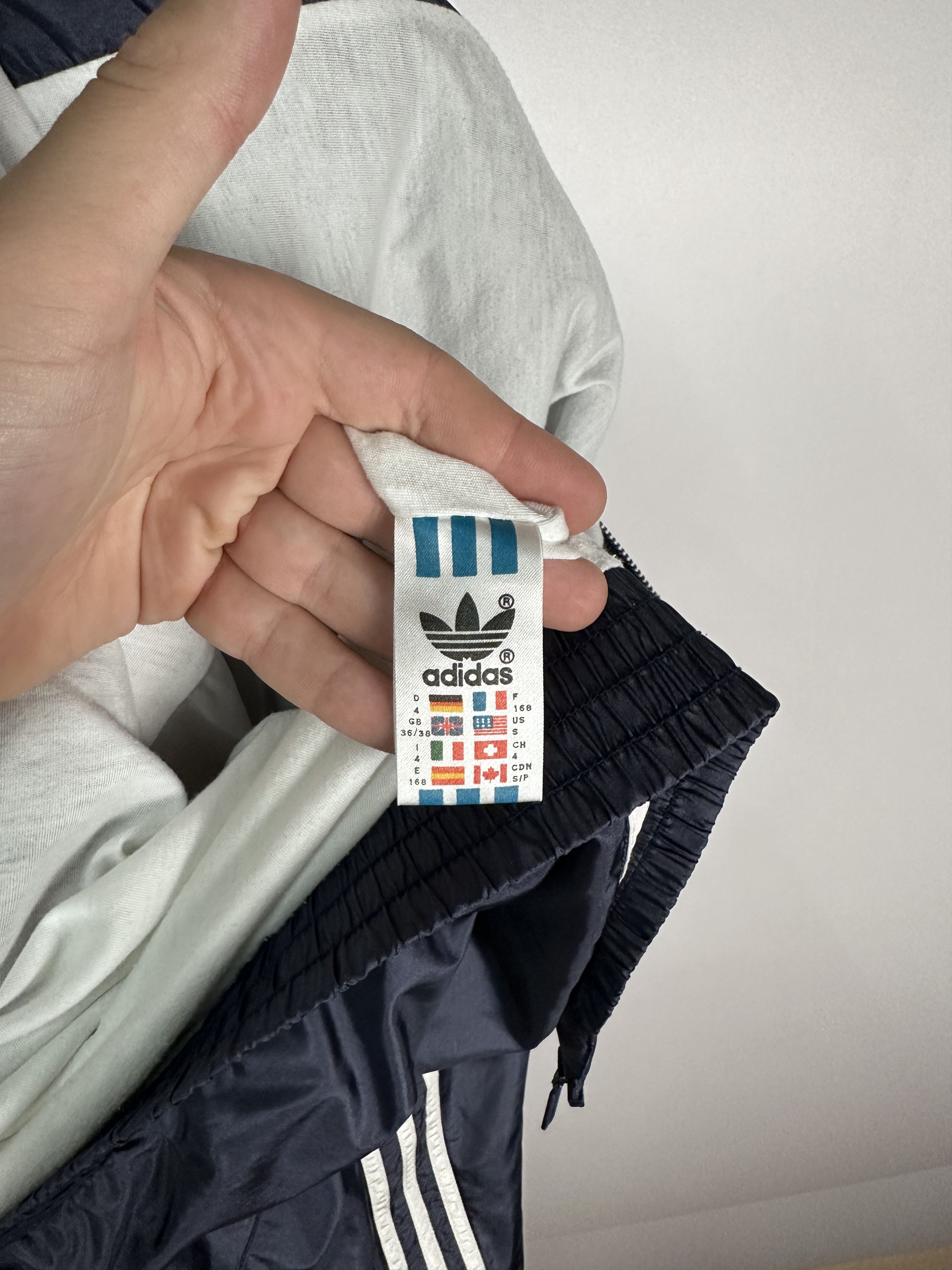 Vintage Adidas Nylon Track Suit Jacket Pants 90's Size S