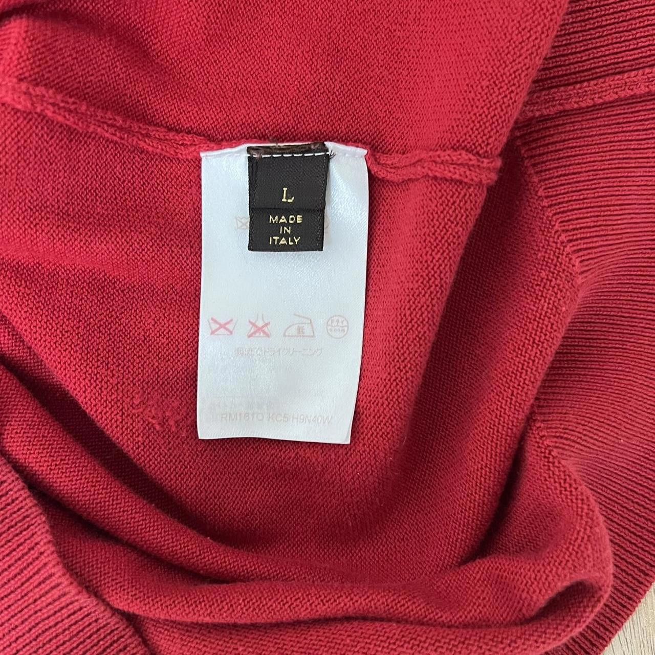Louis Vuitton Louis Vuitton Red Hoody Size L / US 10 / IT 46 - 4 Thumbnail