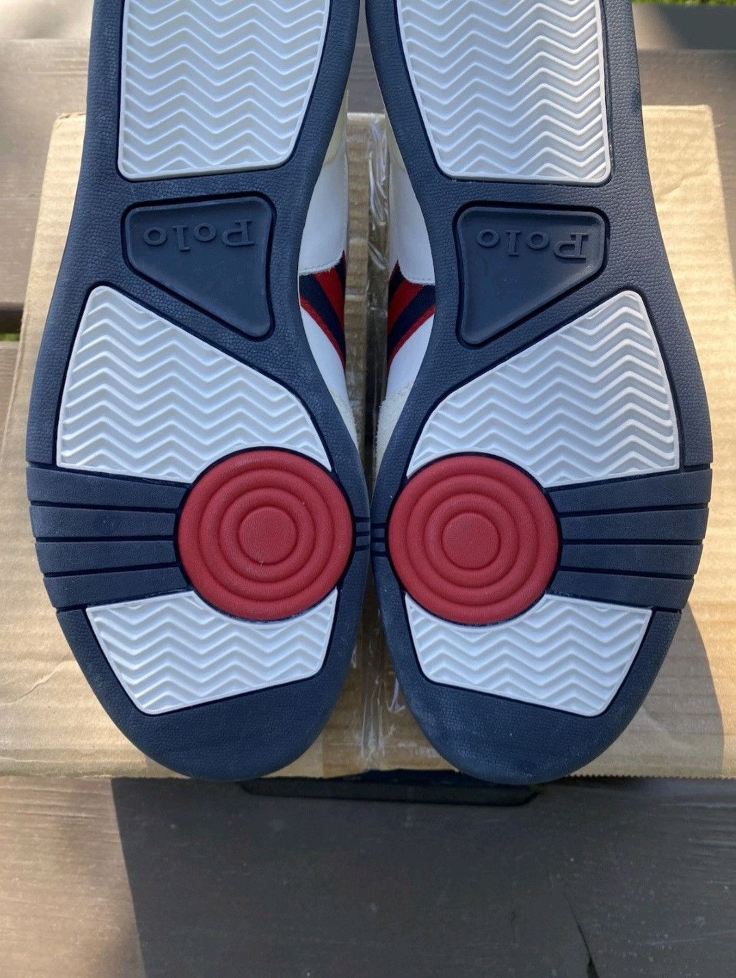 Ralph Lauren Ralph Lauren Polo Court Sneakers White Navy Red Retro 007 Size US 9 / EU 42 - 8 Thumbnail