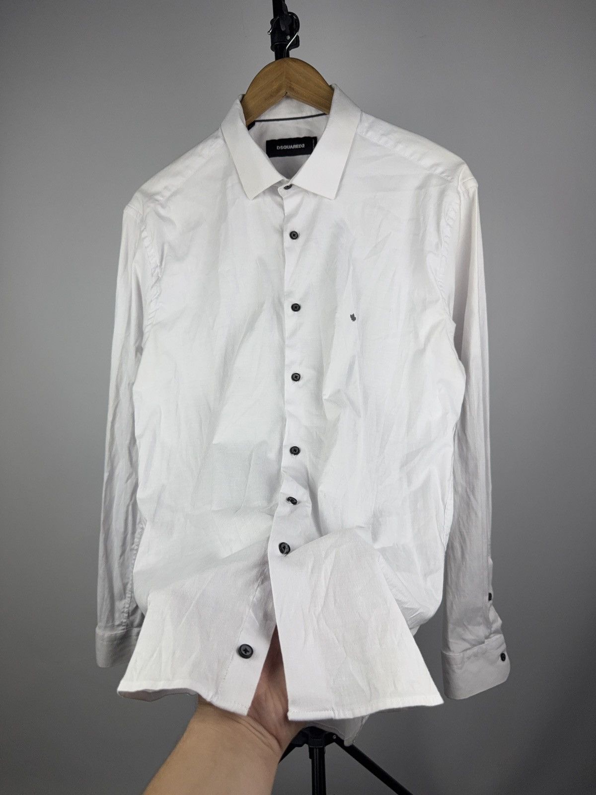 Dsquared2 Vintage 00 Retro Dsquared2 luxury blank basic Shirt Size US XL / EU 56 / 4 - 10 Thumbnail