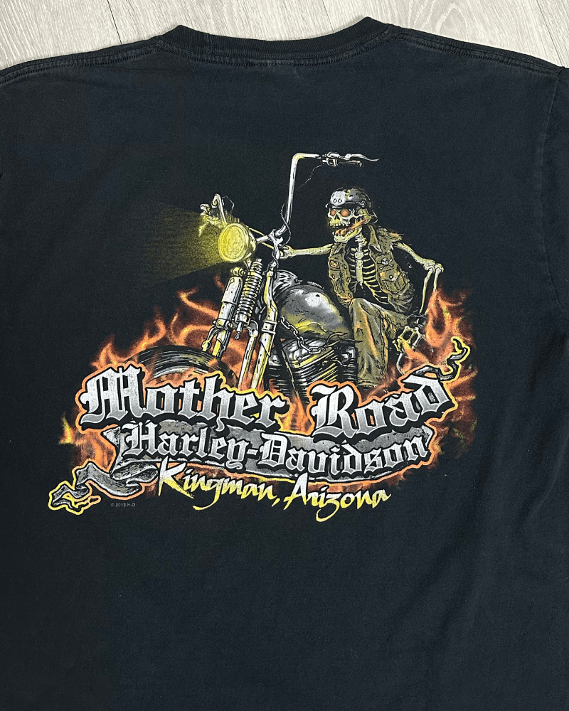 Harley Davidson × Vintage 2013 Harley Davidson Mother Road Kingman Arizona T-Shirt - L Size US L / EU 52-54 / 3 - 5 Thumbnail