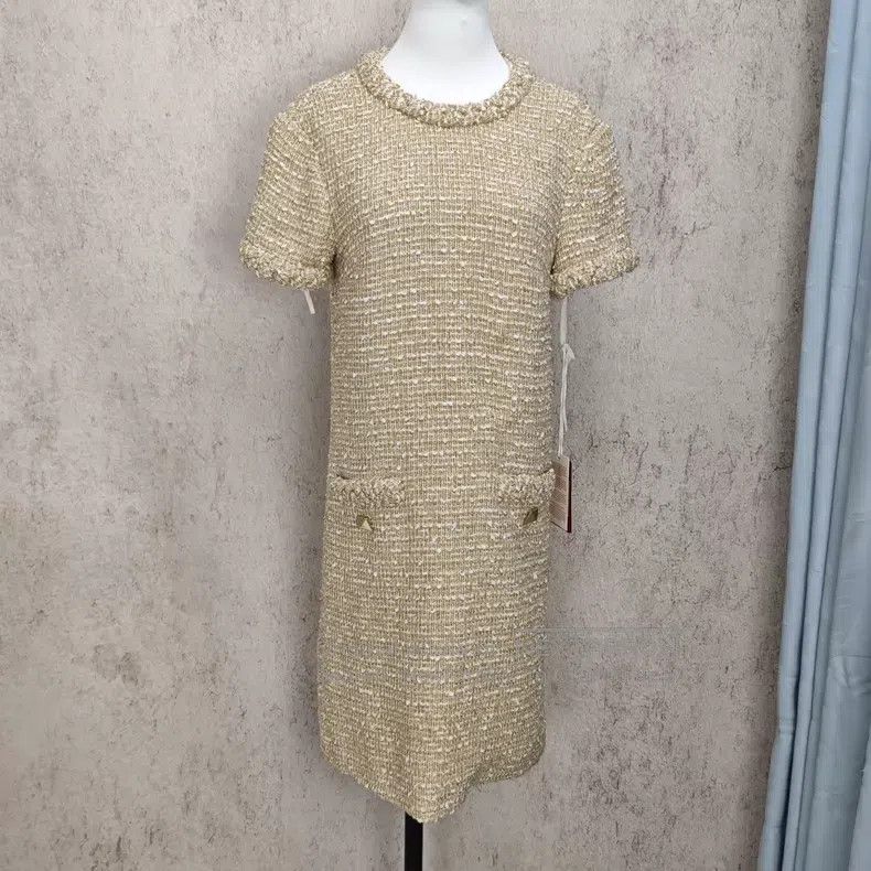 Valentino Valentino Gold thread knitted dress Size S / US 4 / IT 40 - 1 Thumbnail
