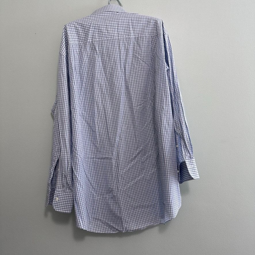 Ermenegildo Zegna Ermenegildo Zegna blue plaid button down size 16.5 Size US L / EU 52-54 / 3 - 3 Thumbnail
