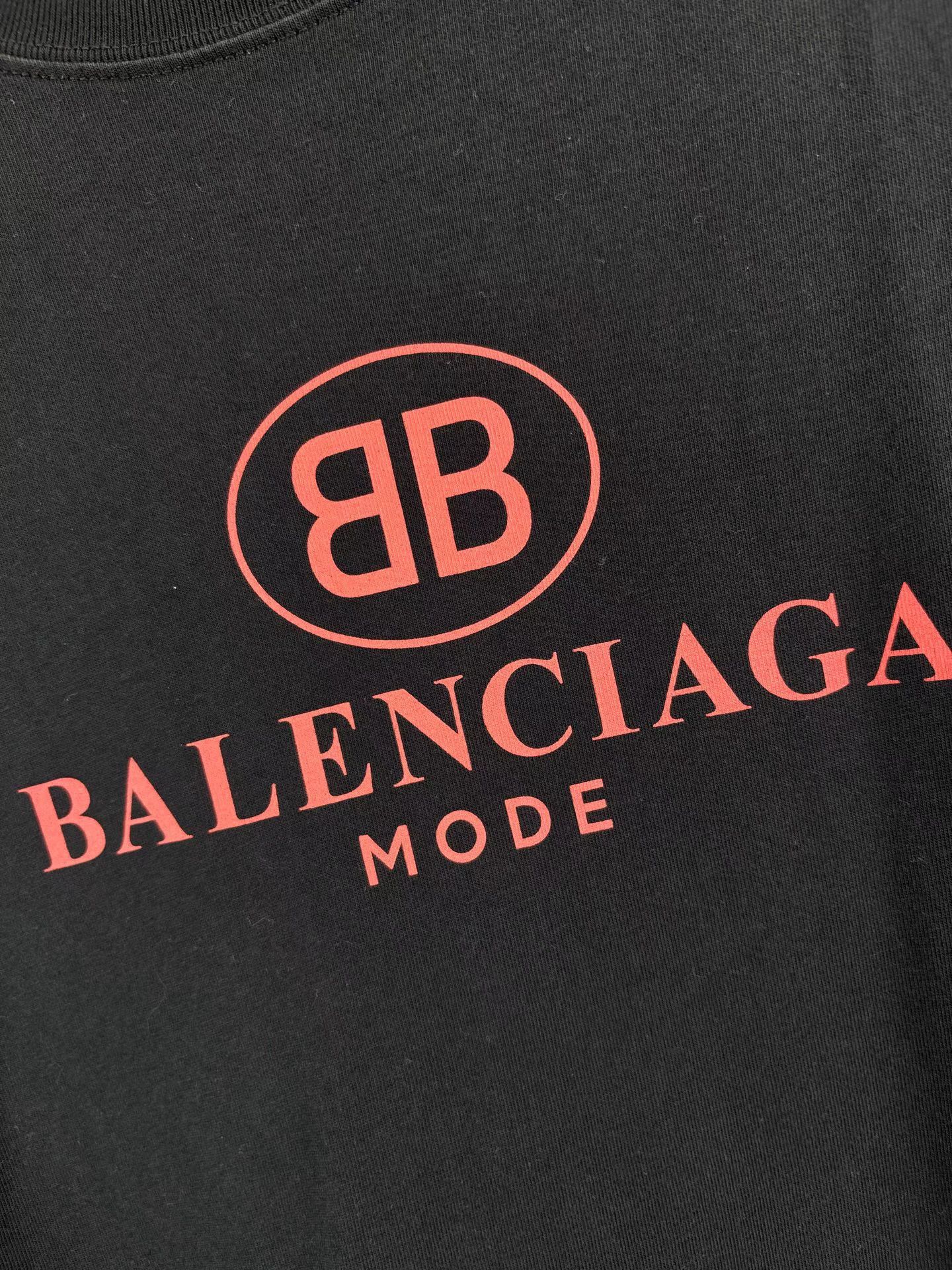 Balenciaga BALENCIAGA Double B Letter Short Sleeve T-shirt K1 Size US M / EU 48-50 / 2 - 3 Thumbnail