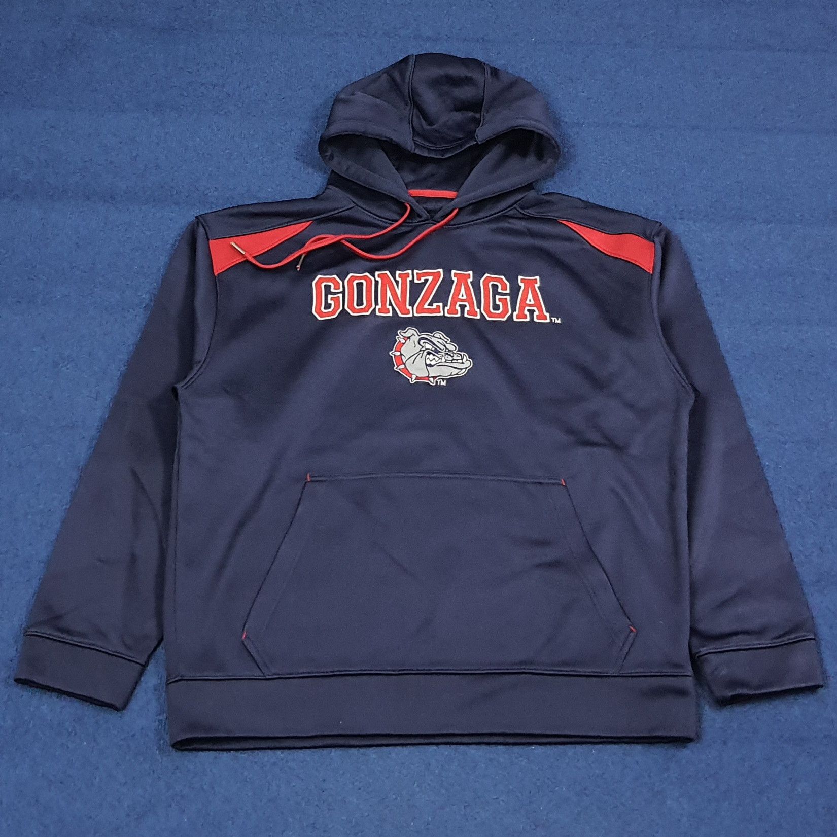 NBA Vintage Gonzaga Bulldogs Basketball Team NBA Hoodie C270N14 Size US XL / EU 56 / 4 - 1 Thumbnail