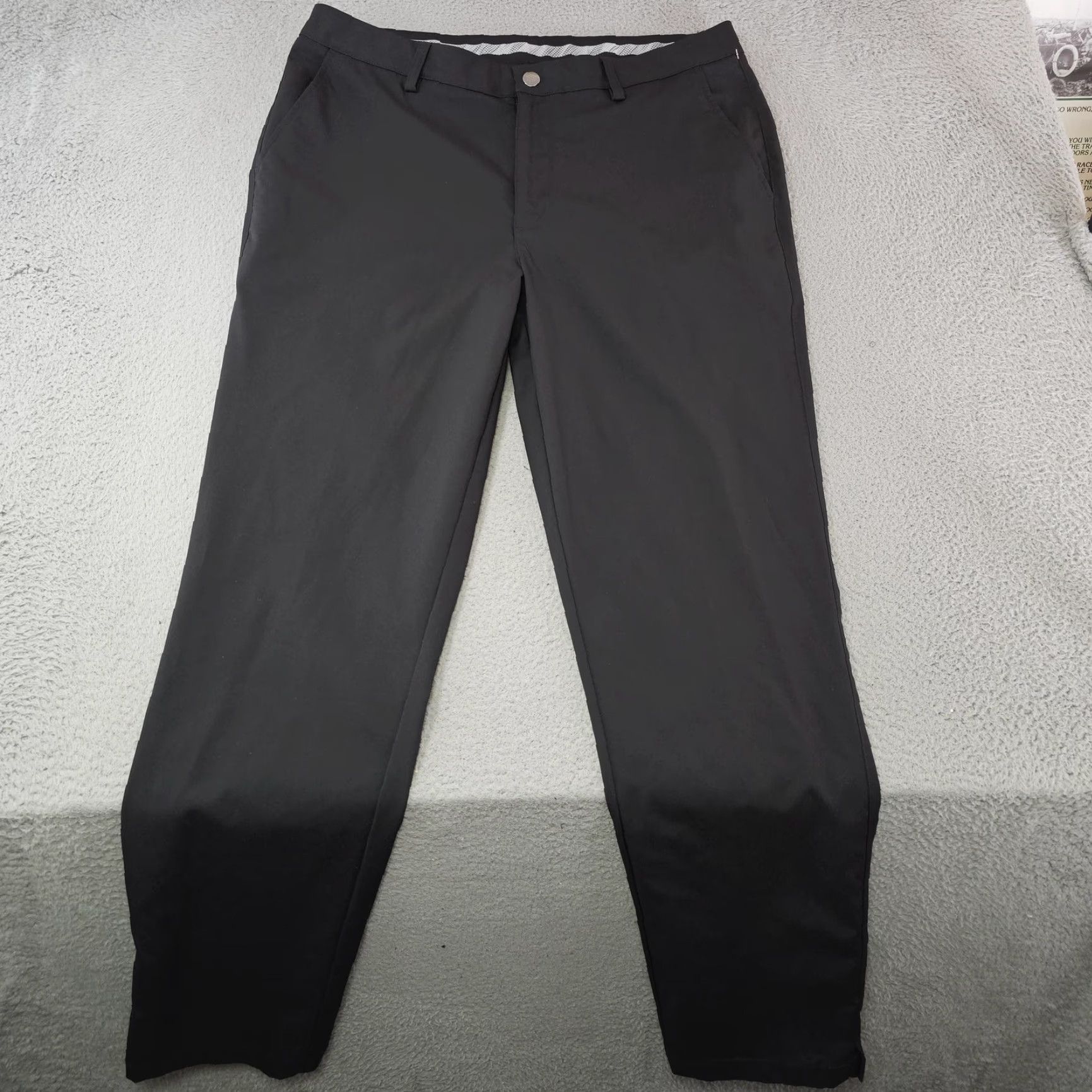 Puma PUMA Golf Pants Mens 36x34 Black Stretch Performance Trousers W36 L34 572319 Size US 36 / EU 52 - 2 Thumbnail