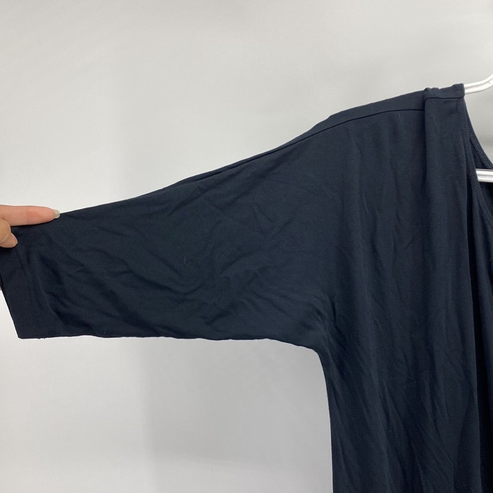 Soft Surroundings Soft Surroundings Charcoal black Jersey Knit Jumpsuit size s Size 27" / US 4 / IT 40 - 2 Thumbnail