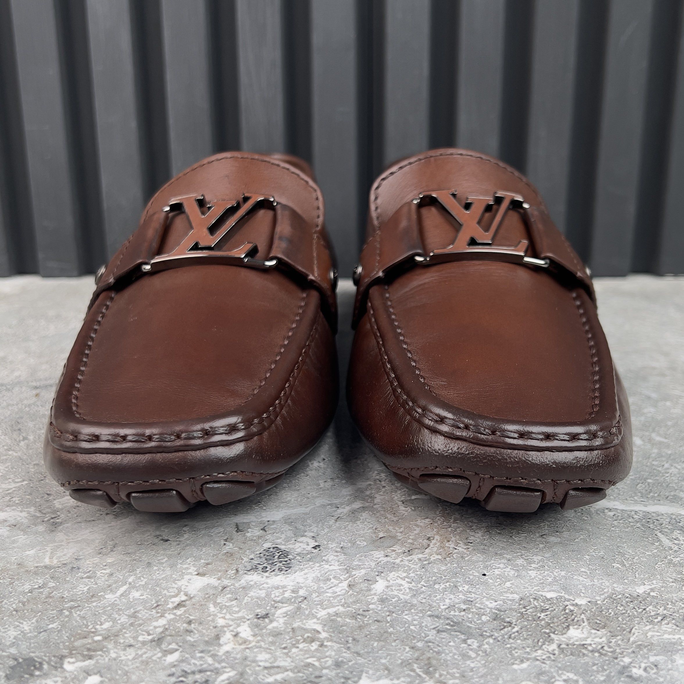 Louis Vuitton Monte Carlo Moccasins Patina Leather Size US 8.5 / EU 41-42 - 3 Thumbnail