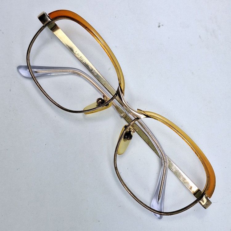 Other 1980s LAURIFR NO 550 12KGF Gold Filled Browline Glasses 46mm Size ONE SIZE - 1 Thumbnail