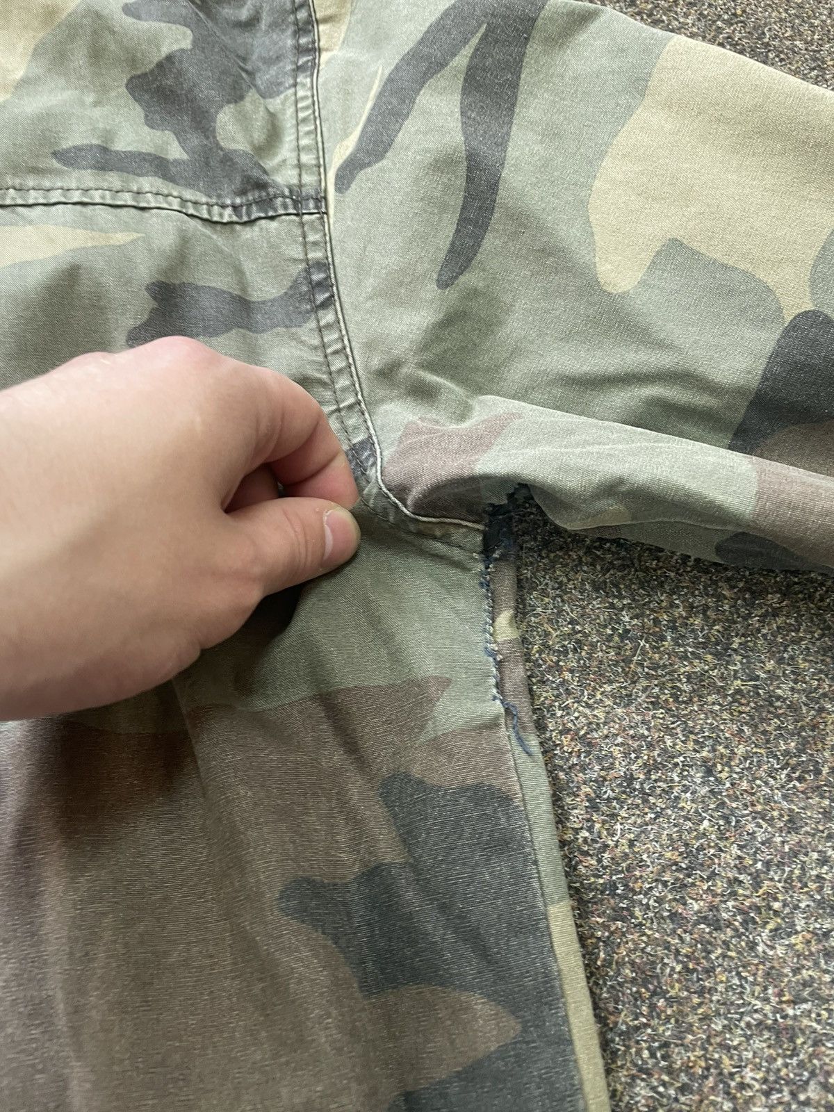 Vintage Vintage Y2K Camo Military Jacket Gorpcore Archive Streetwear Size S / US 4 / IT 40 - 8 Thumbnail