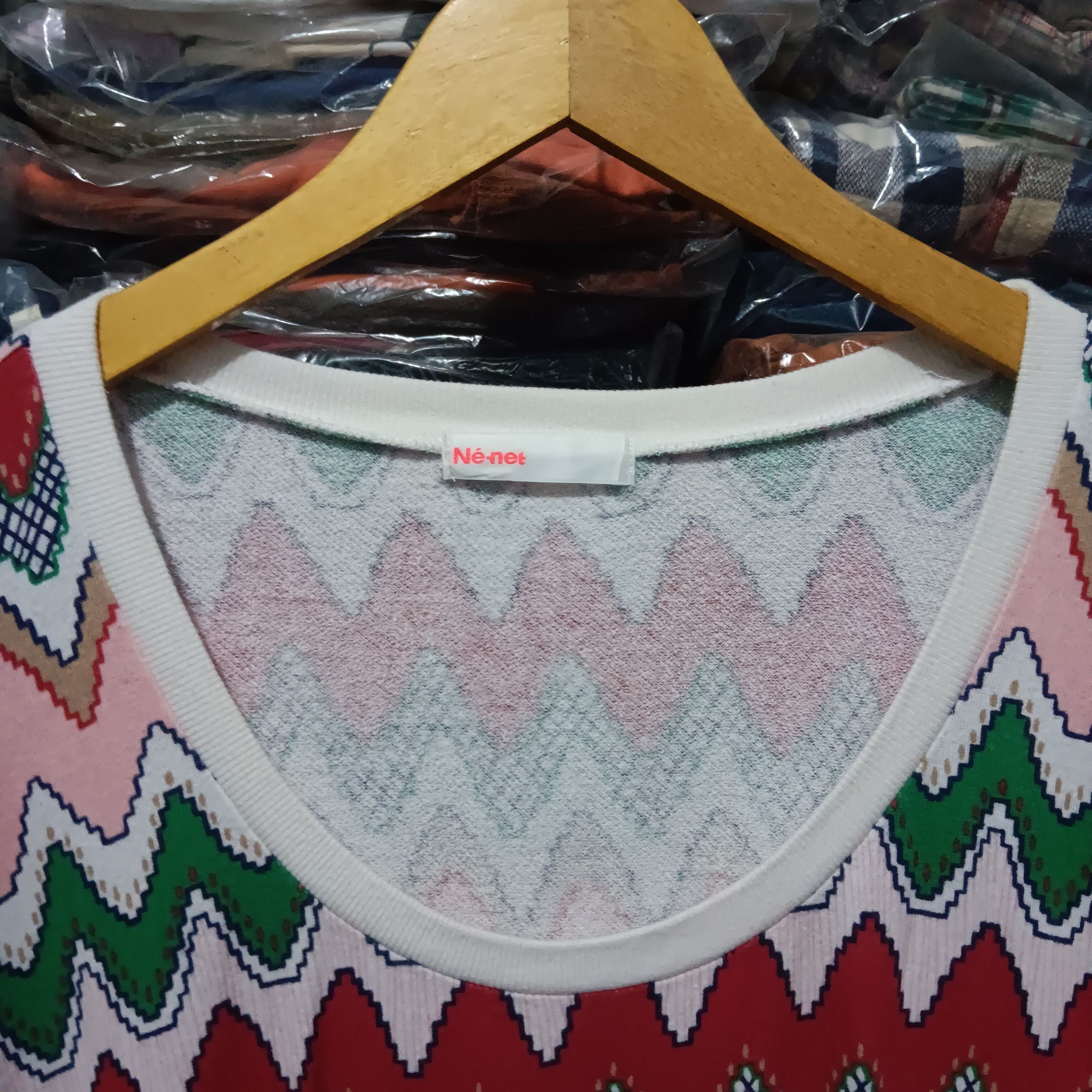 Issey Miyake × Japanese Brand × Ne-Net Ne-net short sleeve sweater Size US XL / EU 56 / 4 - 2 Thumbnail